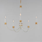 Maxim Lighting 11375WWTGL Weathered White,Gold Lead Charlton 5-light Chandelier Image 3