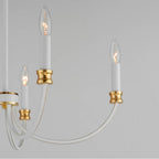 Maxim Lighting 11375WWTGL Weathered White,Gold Lead Charlton 5-light Chandelier Image 2
