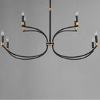 Maxim Lighting 11378BKAB Black,Antique Brass Charlton 8-light Chandelier Image 3
