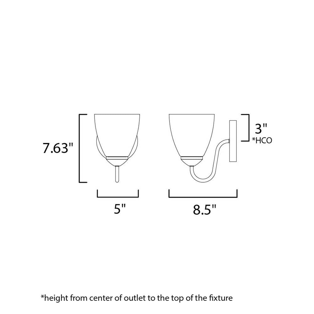 Maxim Lighting 11381FTPC Polished Chrome Axis 1-light Strip Bath Vanity Image 2