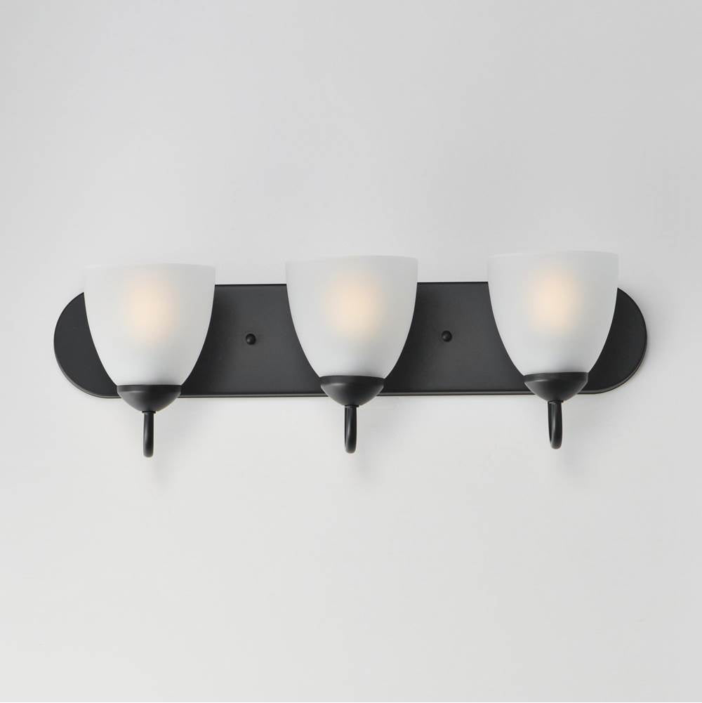 Maxim Lighting 11383FTBK Black Axis 3-light Strip Bath Vanity Image 4