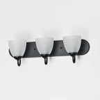 Maxim Lighting 11383FTBK Black Axis 3-light Strip Bath Vanity Image 3