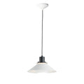 Maxim Lighting 11410BKWT  Oslo 11.75'' 1-light Small Pendant Image 1