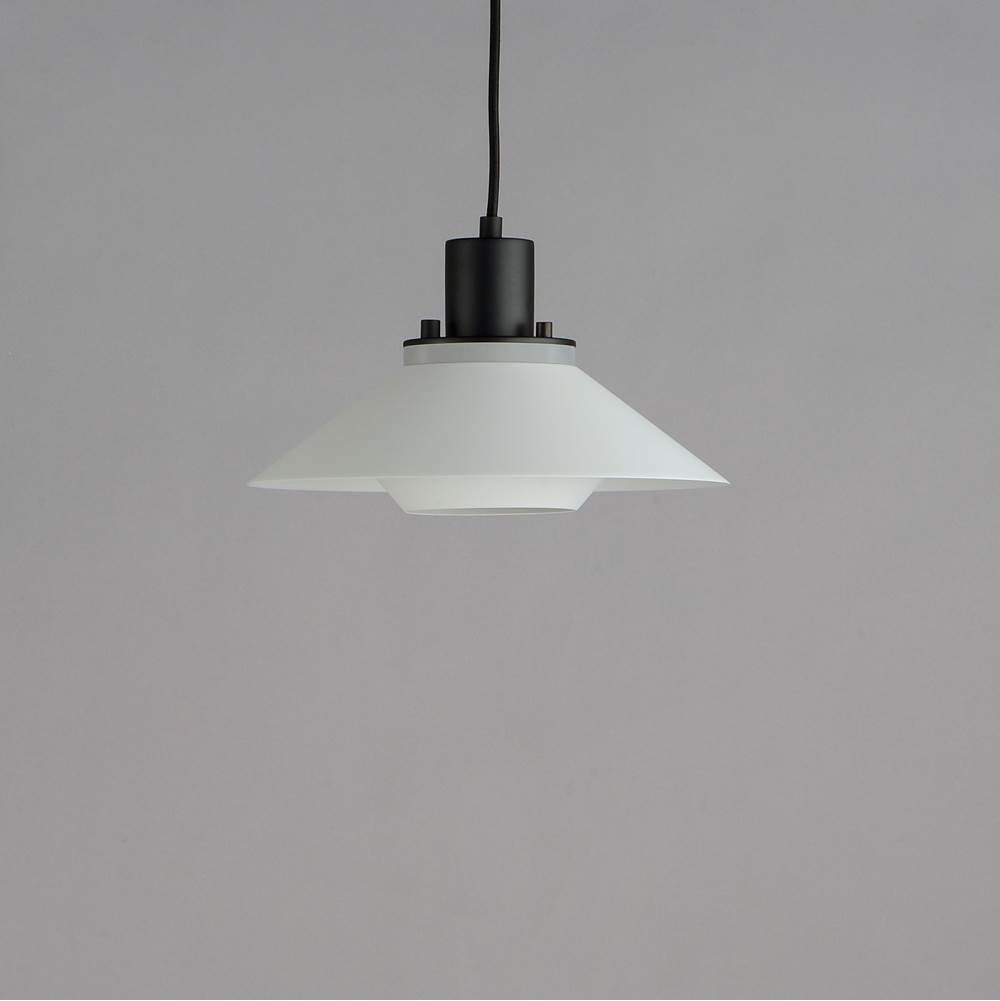 Maxim Lighting 11410BKWT  Oslo 11.75'' 1-light Small Pendant Image 3