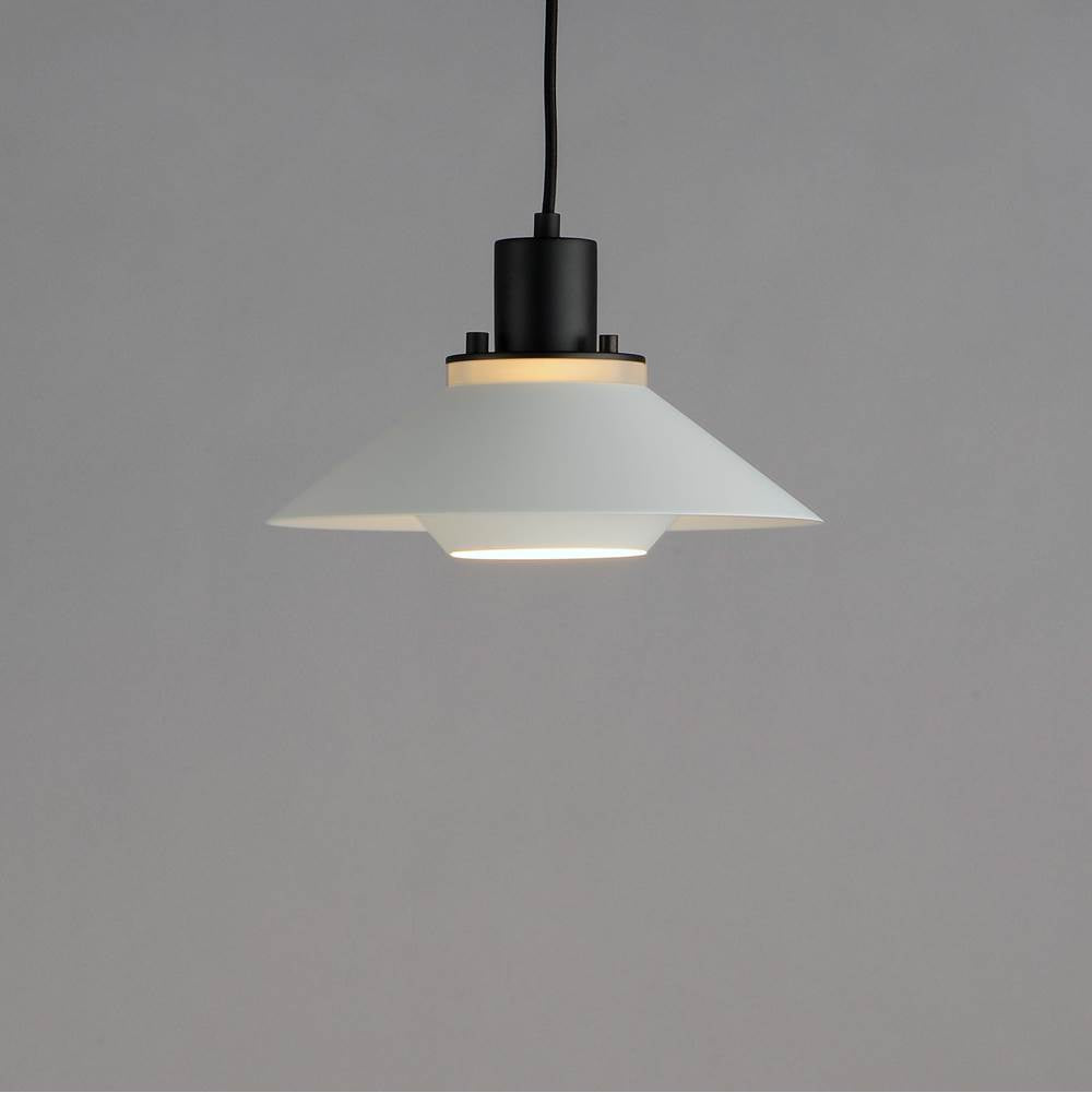Maxim Lighting 11410BKWT  Oslo 11.75'' 1-light Small Pendant Image 2