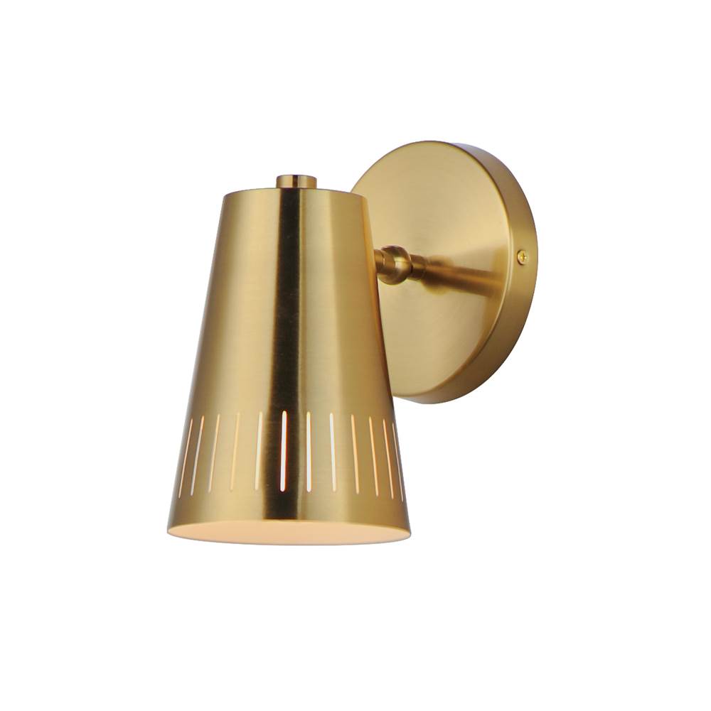 Maxim Lighting 11431NAB Natural Aged Brass Helsinki 1-light Wall Sconce Image 1