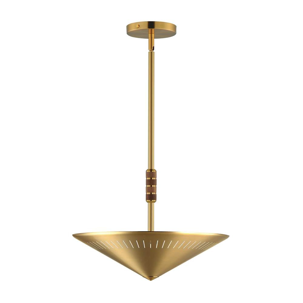 Maxim Lighting 11434NAB Natural Aged Brass Helsinki 16'' Pendant Image 1