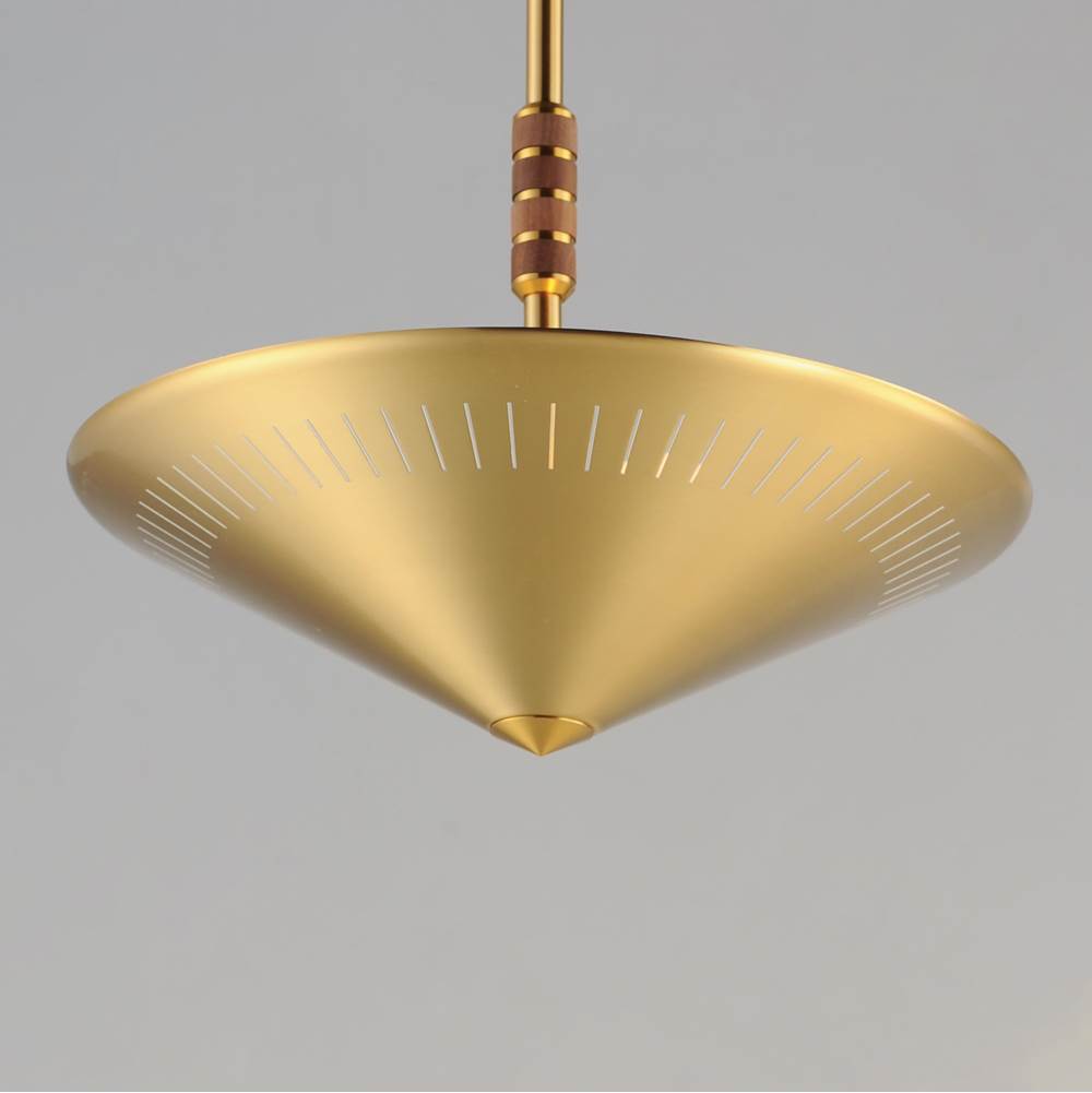 Maxim Lighting 11434NAB Natural Aged Brass Helsinki 16'' Pendant Image 4