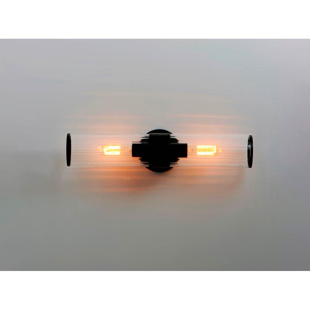 Maxim Lighting 11472CRBK Black Crosby 2-light Wall Sconce Image 3