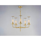 Maxim Lighting 11475CRSBR Satin Brass Crosby 5-light Chandelier Image 3
