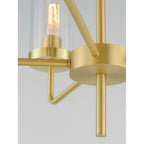 Maxim Lighting 11475CRSBR Satin Brass Crosby 5-light Chandelier Image 2