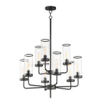 Maxim Lighting 11479CRBK Black Crosby 9-light Chandelier Image 1