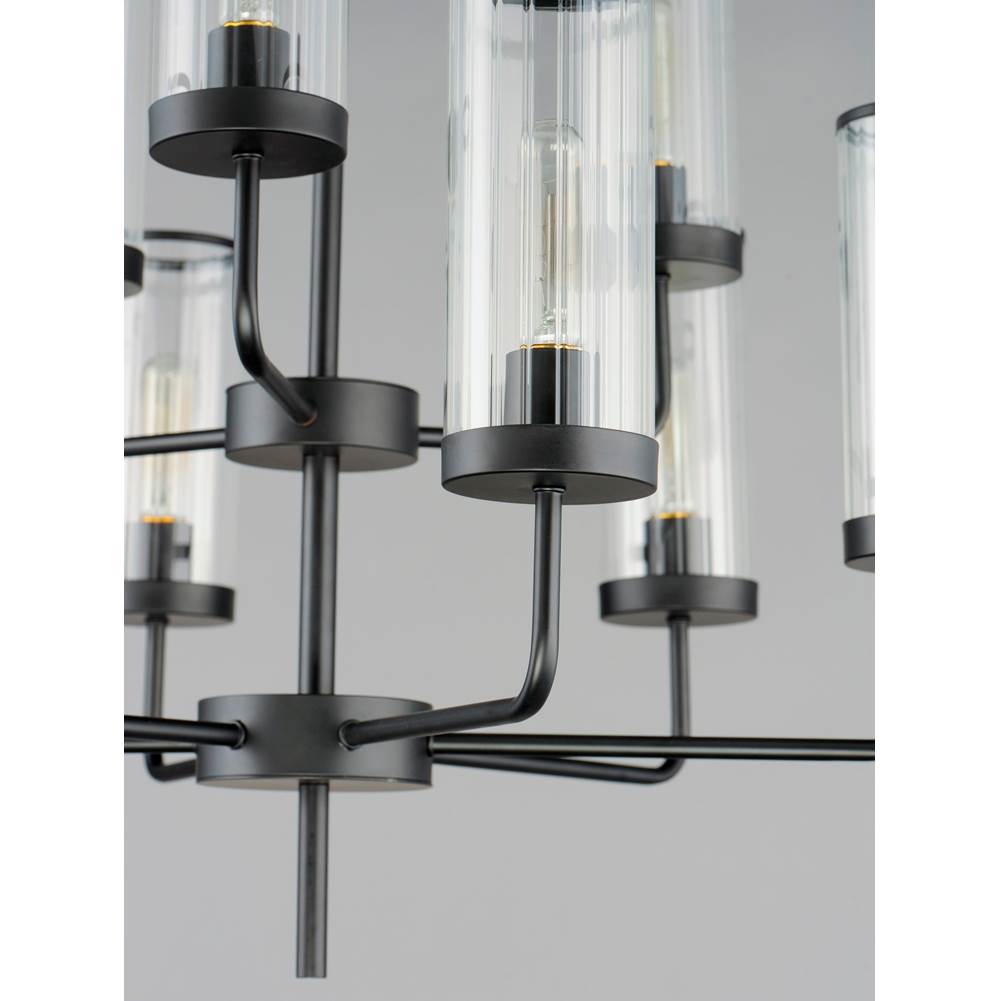Maxim Lighting 11479CRBK Black Crosby 9-light Chandelier Image 3