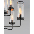 Maxim Lighting 11479CRBK Black Crosby 9-light Chandelier Image 2