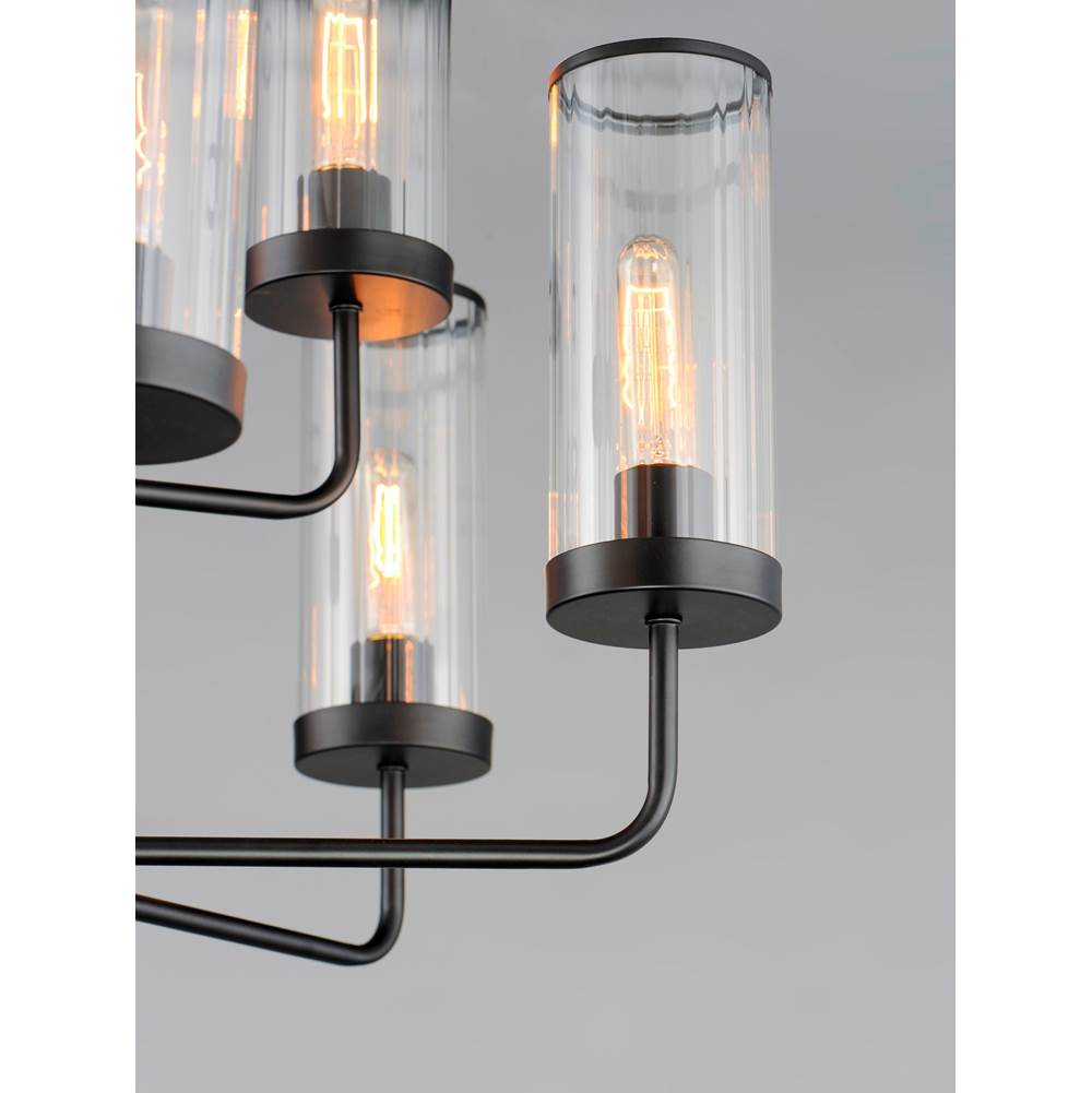 Maxim Lighting 11479CRBK Black Crosby 9-light Chandelier Image 2