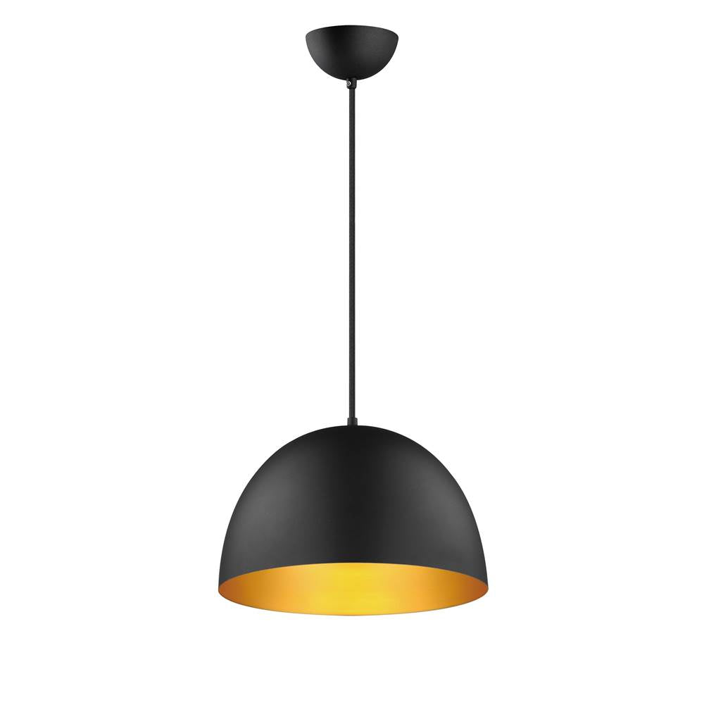 Maxim Lighting 11484BKGLD Black,Gold Tova 14'' Pendant Image 1