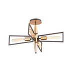 Maxim Lighting 11650BKSBR  Wings 4-light Flush Mount Image 1