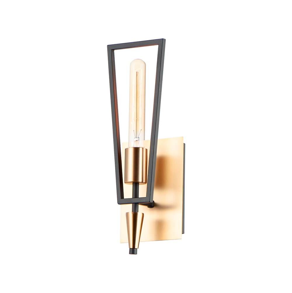 Maxim Lighting 11651BKSBR  Wings 1-light Wall Sconce Image 1