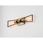 Maxim Lighting 11652BKSBR  Wings 2-light Wall Sconce Image 3