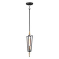 Maxim Lighting 11653BKSBR  Wings 1-light Pendant Image 1
