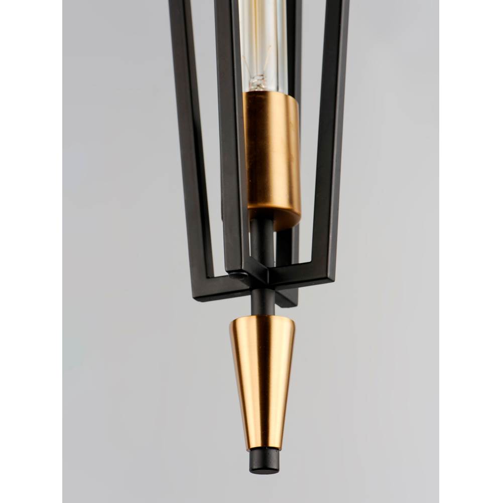 Maxim Lighting 11653BKSBR  Wings 1-light Pendant Image 2