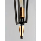 Maxim Lighting 11653BKSBR  Wings 1-light Pendant Image 2