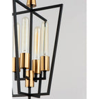 Maxim Lighting 11654BKSBR  Wings 4-light Pendant Image 3