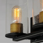 Maxim Lighting 11842CDABBK Antique Brass,Black Sleek 2-light Bath Vanity Image 3