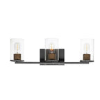 Maxim Lighting 11843CDABBK Antique Brass,Black Sleek 3-light Bath Vanity Image 1