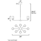 Maxim Lighting Sleek 8-light Chandelier