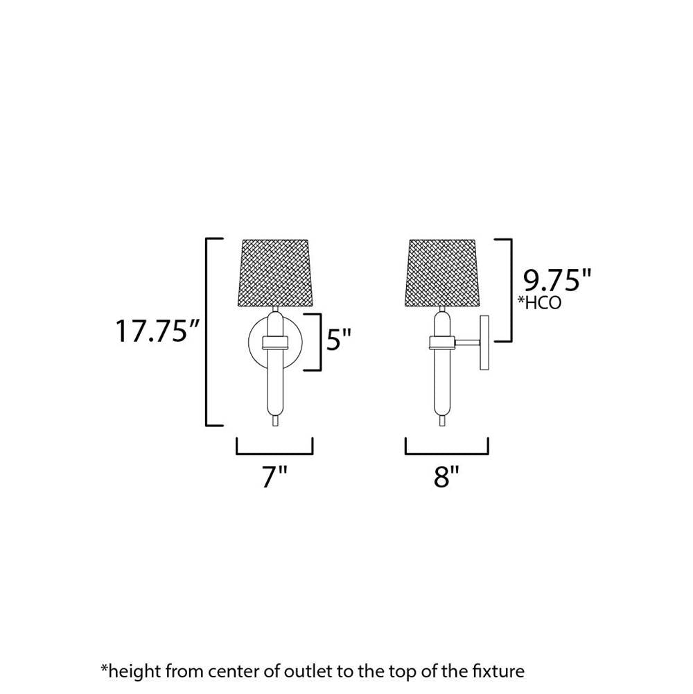 Maxim Lighting 11861OFNWD Natural Wood Bozeman 1-light Sconce Image 2