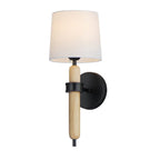 Maxim Lighting 11861OFNWD Natural Wood Bozeman 1-light Sconce Image 1