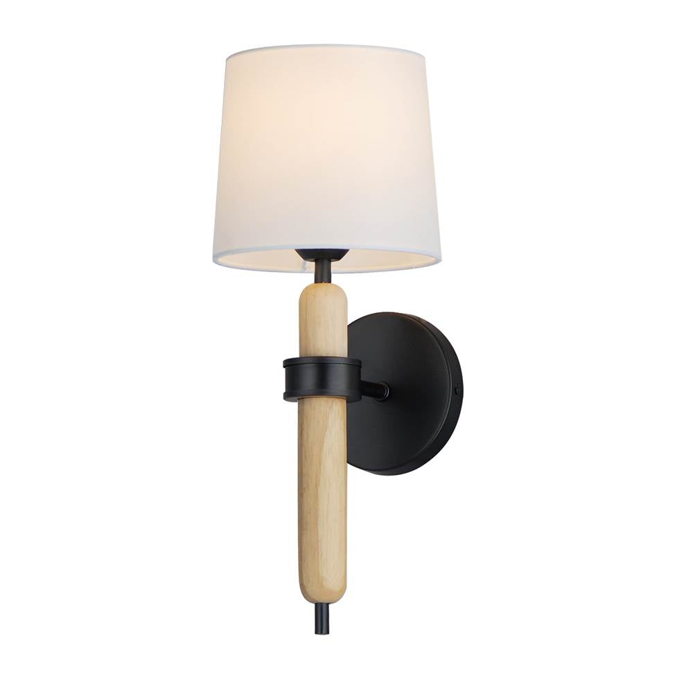 Maxim Lighting 11861OFNWD Natural Wood Bozeman 1-light Sconce Image 1