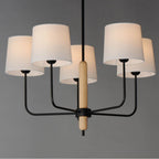 Maxim Lighting 11865OFNWD Natural Wood Bozeman 5-light Chandelier Image 3