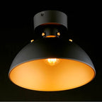 Maxim Lighting 12040ABBK Antique Brass,Black Dawn Flush Mount Image 2