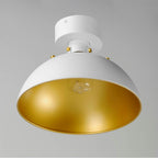 Maxim Lighting 12040WTSBR White,Satin Brass Dawn Flush Mount Image 3