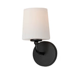Maxim Lighting 12091SWBK Black Bristol 1-light Sconce Image 1