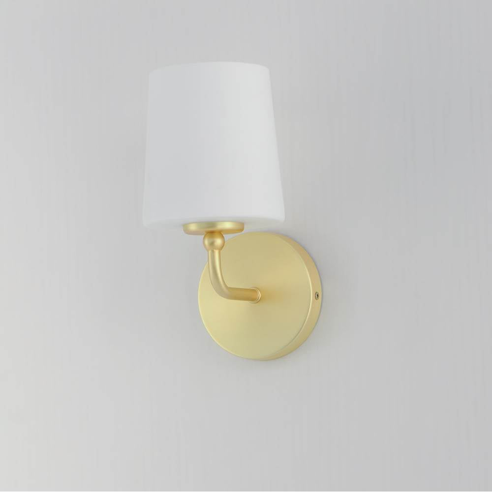 Maxim Lighting 12091SWSBR Satin Brass Bristol 1-light Sconce Image 2