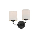 Maxim Lighting 12092SWBK Black Bristol 2-light Sconce Image 1