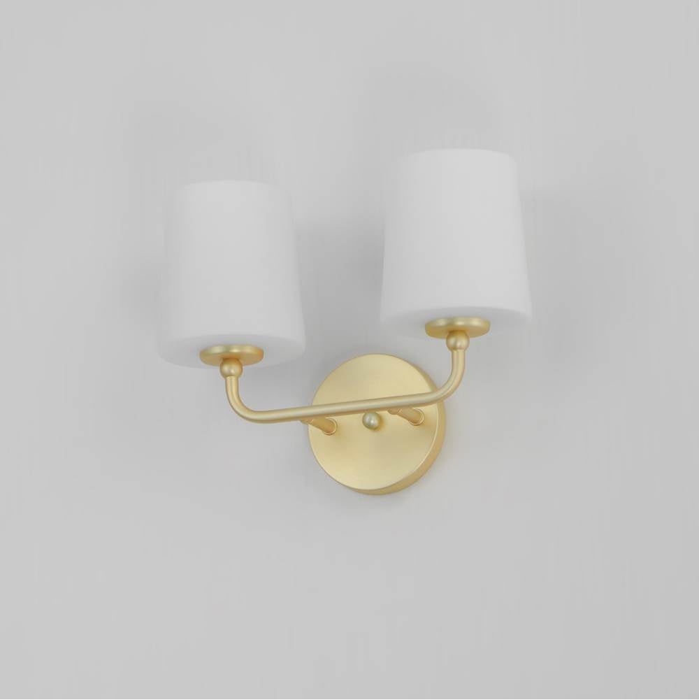 Maxim Lighting 12092SWSBR Satin Brass Bristol 2-light Sconce Image 2