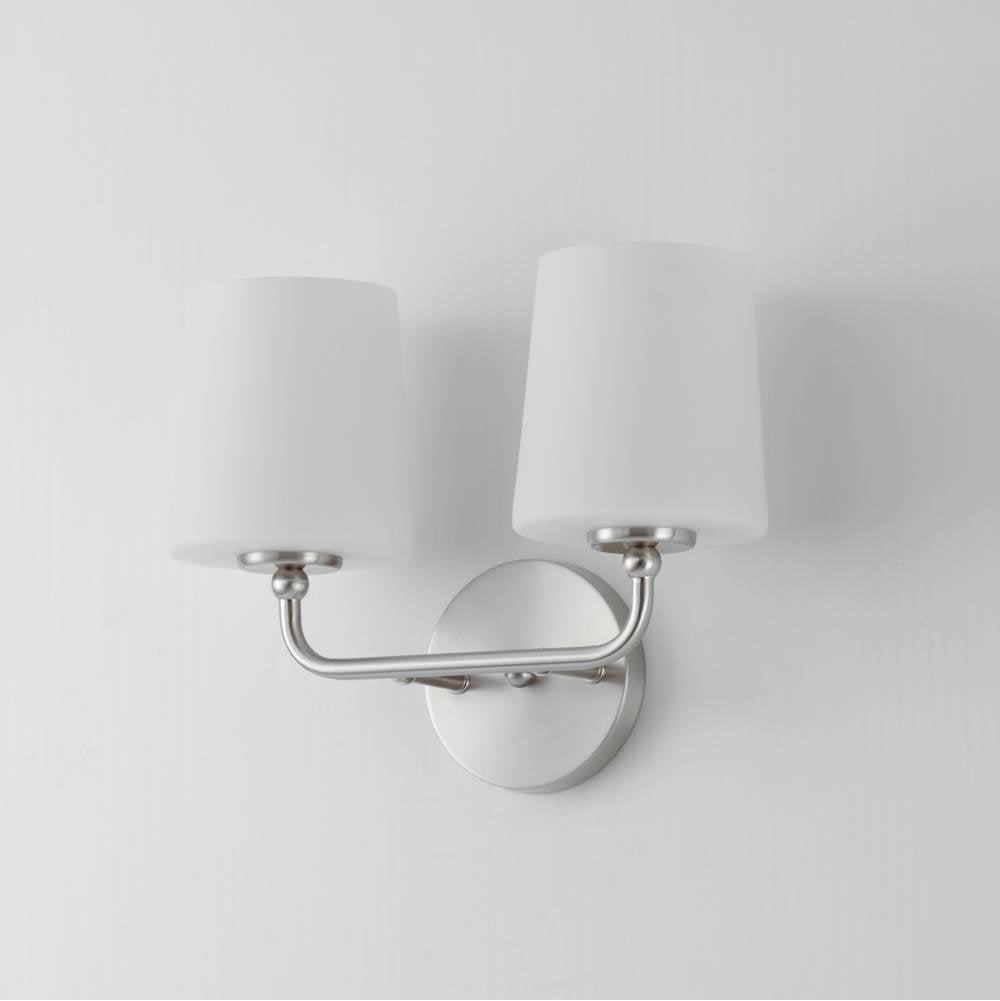 Maxim Lighting 12092SWSN Satin Nickel Bristol 2-light Sconce Image 2