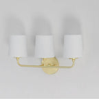 Maxim Lighting 12093SWSBR Satin Brass Bristol 3-light Bath Vanity Image 2