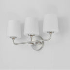 Maxim Lighting 12093SWSN Satin Nickel Bristol 3-light Bath Vanity Image 2
