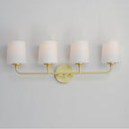 Maxim Lighting 12094SWSBR Satin Brass Bristol 4-light Bath Vanity Image 3