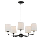 Maxim Lighting 12095SWAR Anthracite Bristol 5-light Chandelier Image 1