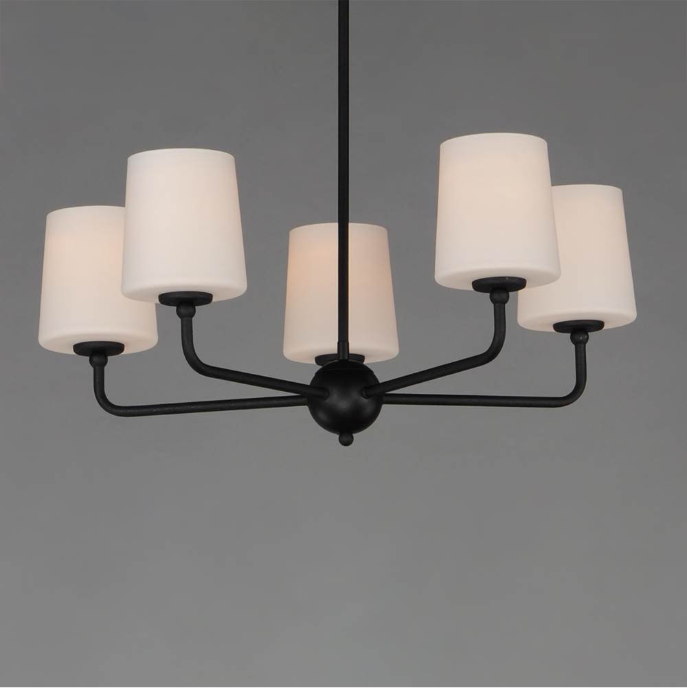Maxim Lighting 12095SWAR Anthracite Bristol 5-light Chandelier Image 3