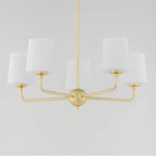 Maxim Lighting 12095SWSBR Satin Brass Bristol 5-light Chandelier Image 3