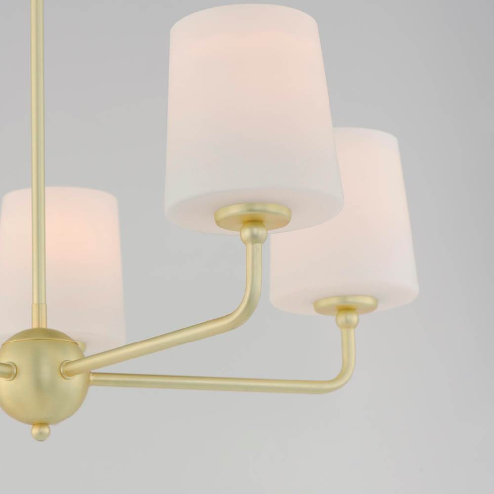 Maxim Lighting 12095SWSBR Satin Brass Bristol 5-light Chandelier Image 2