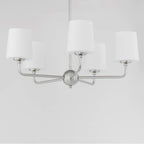 Maxim Lighting 12095SWSN Satin Nickel Bristol 5-light Chandelier Image 3