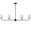 Maxim Lighting 12097SWAR Anthracite Bristol 4-light Linear Chandelier Image 1